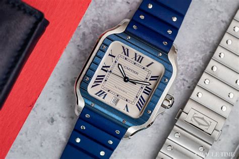 santos de cartier blue